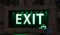 ATEX Hazardous Area Explosion Proof Exit Sign IP65 G3/4 220VAC 50-60Hz 3W